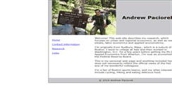 Desktop Screenshot of andrew.paciorek.info