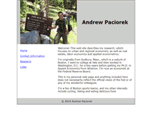 Tablet Screenshot of andrew.paciorek.info